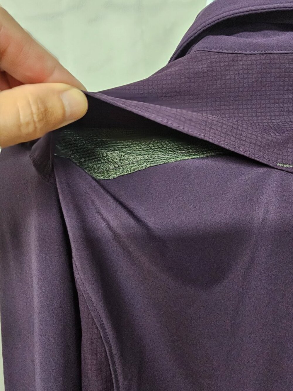 Columbia Omni-Shade Blouse Purple Button Up Roll Tab Gorpcore S - Picture 7 of 12